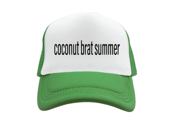 coconut summer trucker hat