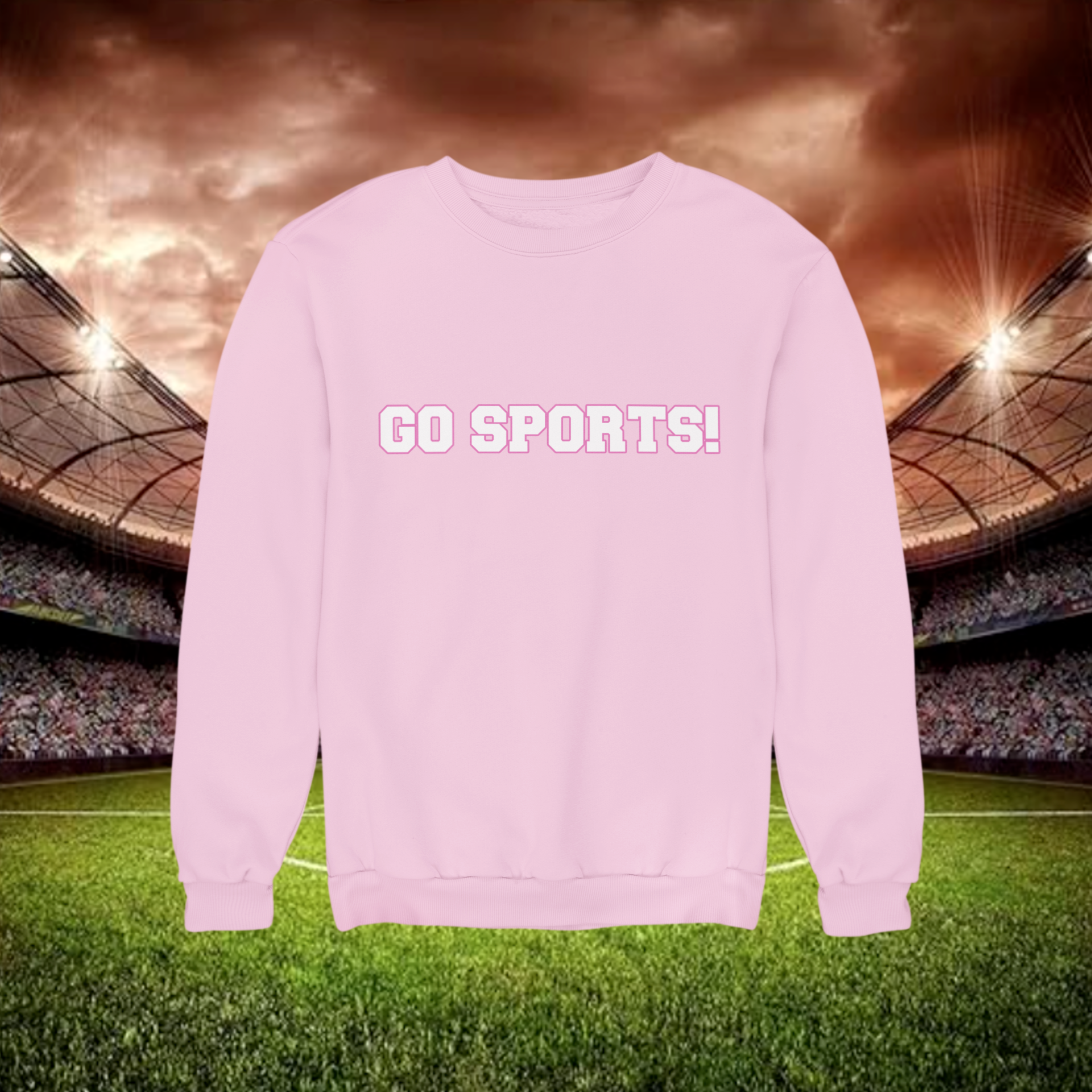 GO SPORTS! Unisex Crew