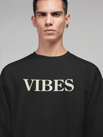 VIBES Unisex Crew Black